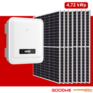 Sistema On-Grid 4,2kW (4,68kWp) Instalado y Certificado