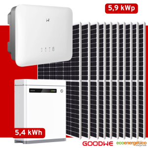 Sistema Híbrido 5kW (5,85kWp) Instalado y Certificado