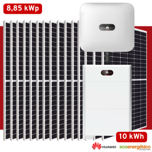 Sistema Híbrido Huawei 8kW (8,77kWp) Instalado y Certificado