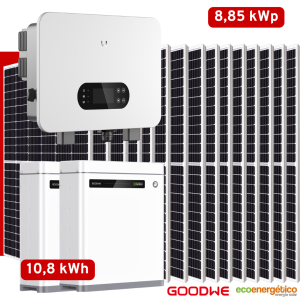 Sistema Híbrido 8kW (8,77kWp) Instalado y Certificado
