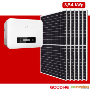 Sistema On-Grid 3kW (3,54kWp) Instalado y Certificado