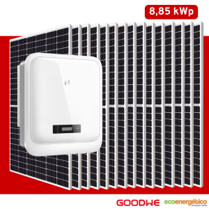 Sistema On-Grid 8,5kW (8,77kWp) Instalado y Certificado
