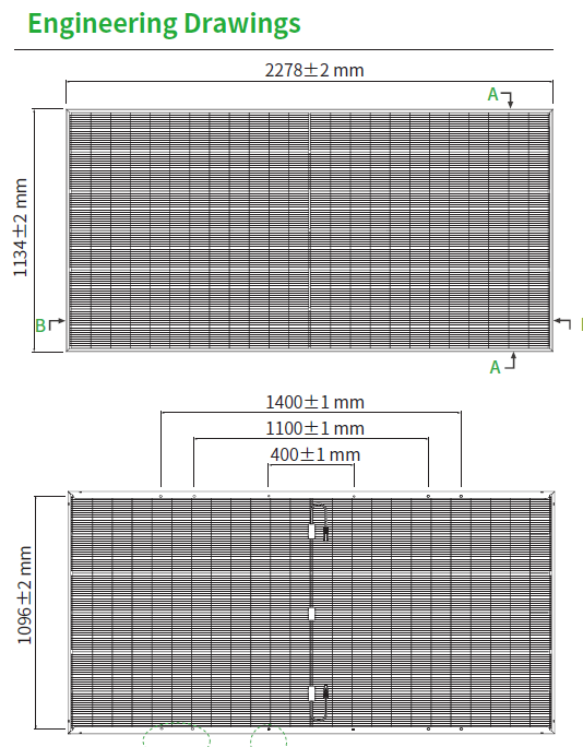 Panel Solar Jinko Bifacial 585Wp - Imagen 3
